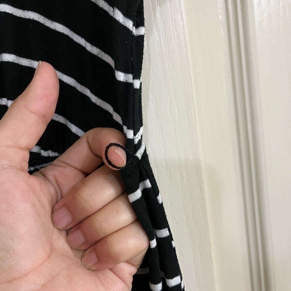 Motherhood - Striped Maternity Dress (Small) - Picture 2 of 4